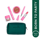 BORN TO PARTY WITH MAKEUP POUCH