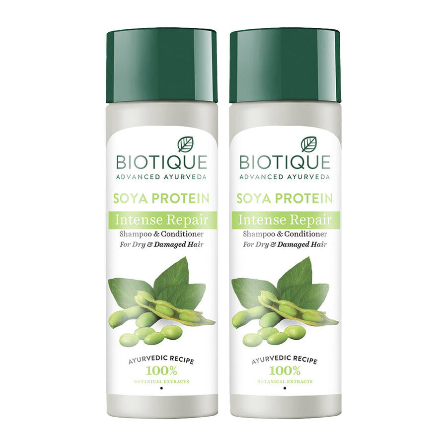 Soya Protein Intense Repair Shampoo & Conditioner - 190ml (Pack of 2)