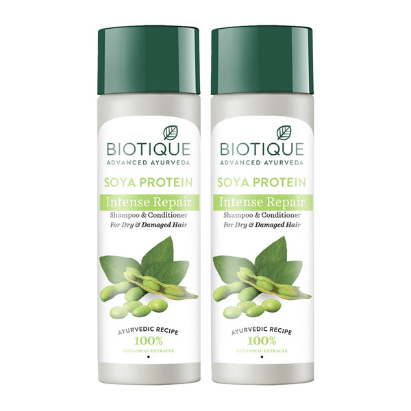 Soya protein intense repair shampoo & conditioner