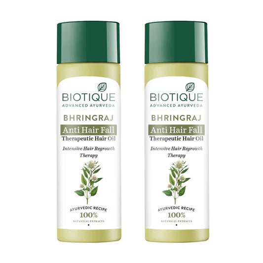 Bhringraj anti hair fall therapeutic hair oil 120ml (pack of 2)