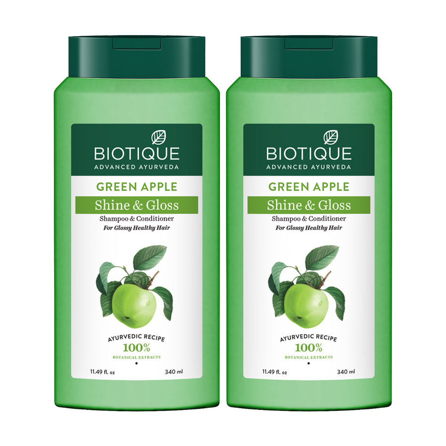 Green Apple Shine & Gloss Shampoo & Conditioner 120ml