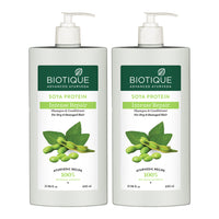 Soya protein intense repair shampoo & conditioner - 650ml (pack of 2)