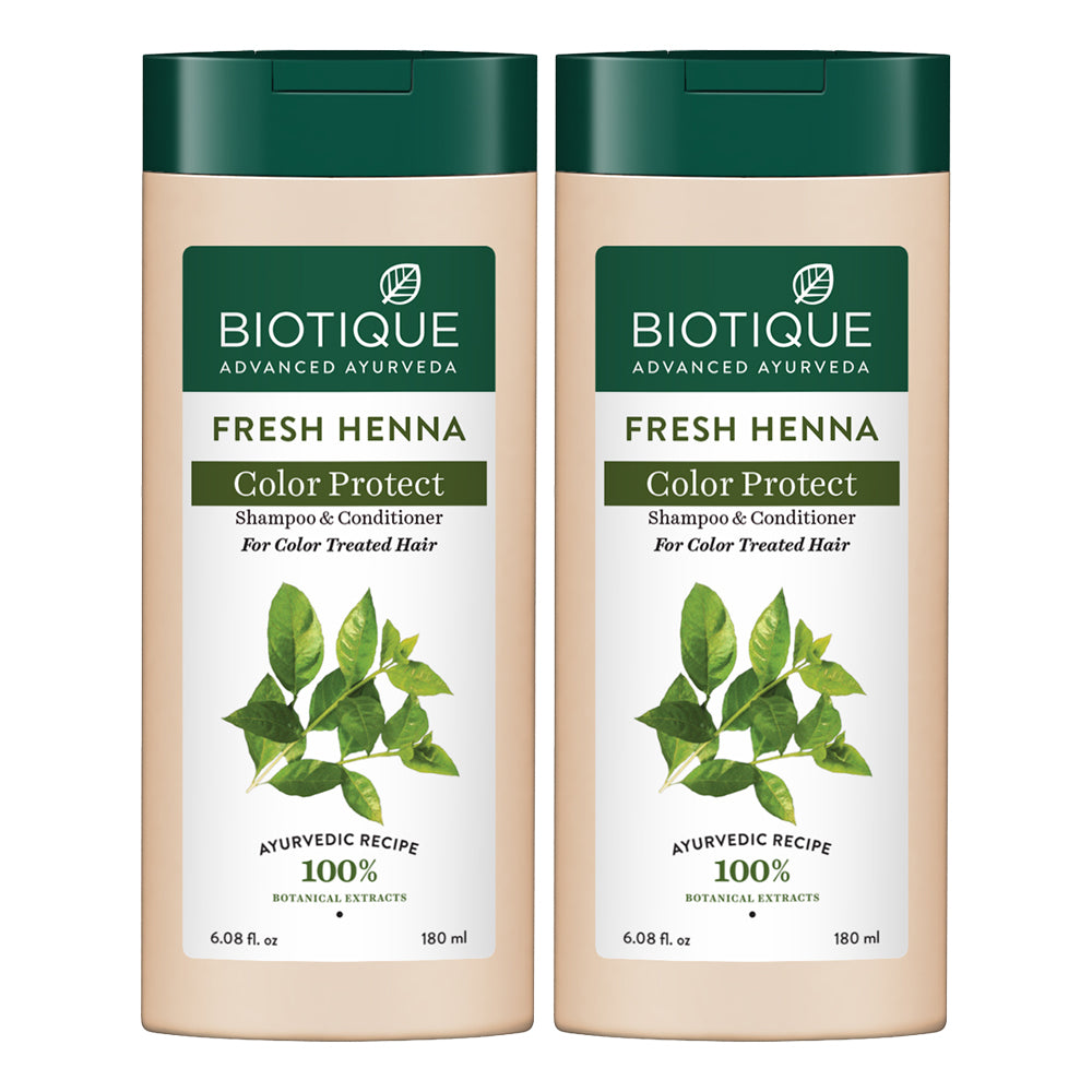 Fresh henna colour protect shampoo & conditioner