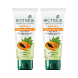 deep cleansing face wash with papaya for de tan