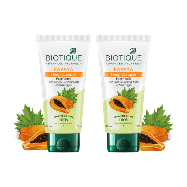 Papaya deep cleanse face wash