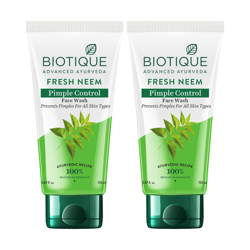 Fresh neem pimple control face wash