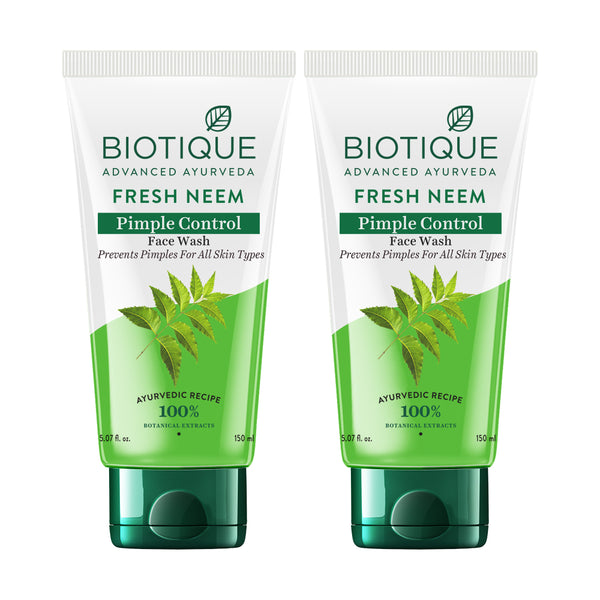 Fresh neem pimple control face wash