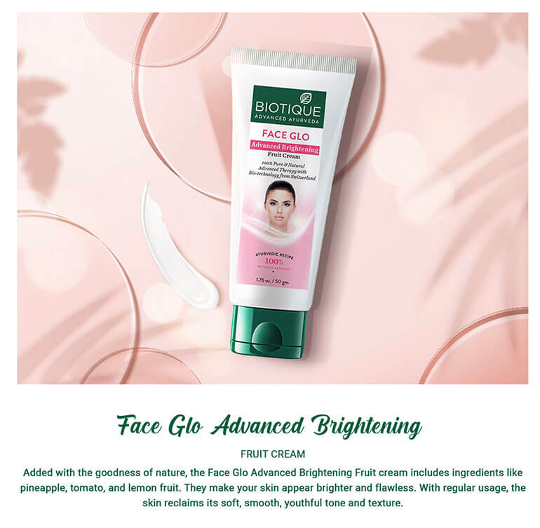FACE GLO Advanced Brightening Fruit Cream 50g A+ content