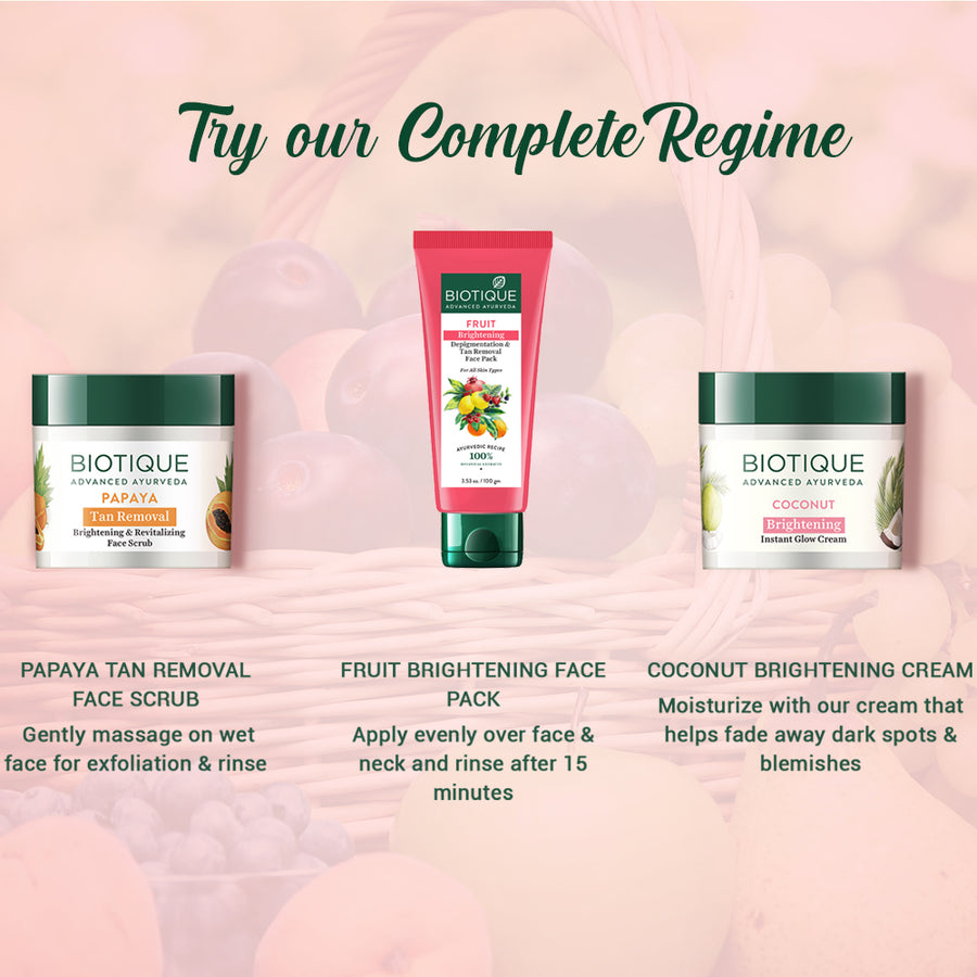 FRUIT Brightening Depigmentation & Tan Removal Face Pack 100ml