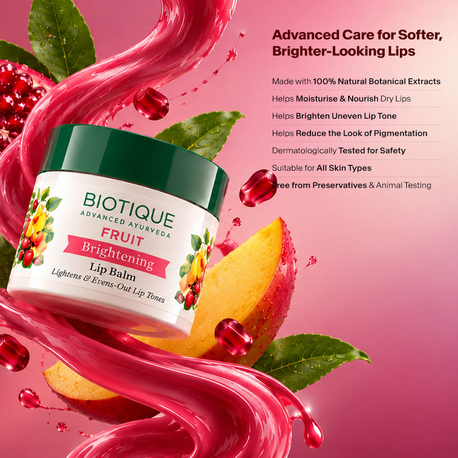Biotique Fruit Brightening Lip Balm 12g