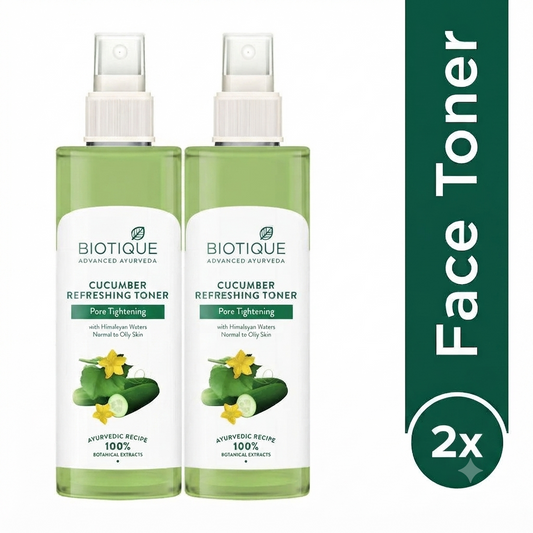 Cucumber pore tightening refreshing toner - 190ml (pack of 2)