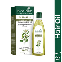 Bhringraj anti hair fall therapeutic hair oil 200ml pet flat bottle