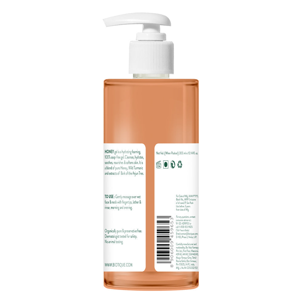 Honey gel soothe & nourish foaming face wash - 300ml