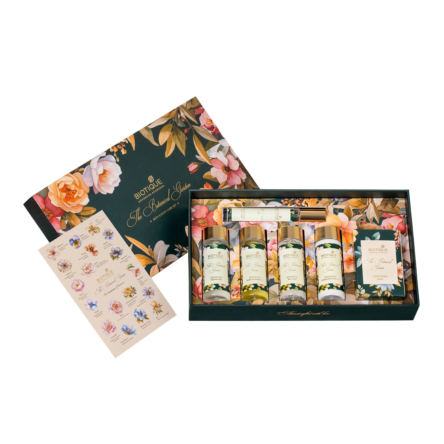 Biotique the botanical garden - bath & body care gift set (6 x 50ml)