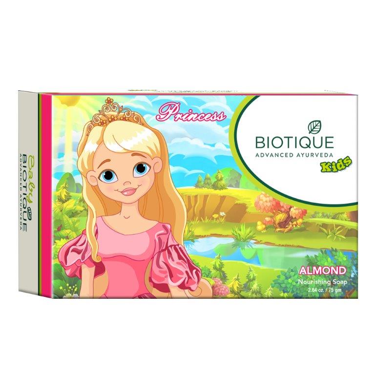 Biotique Almond Oil Baby Soap 75g(Princess Soap)