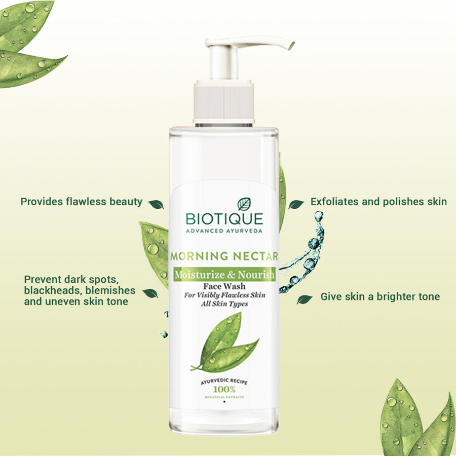 MORNING NECTAR Moisturize & Nourish Face Wash - 150ml