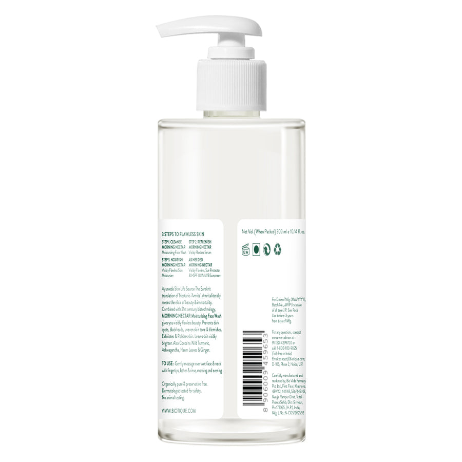 MORNING NECTAR Moisturize & Nourish Face Wash 100ml