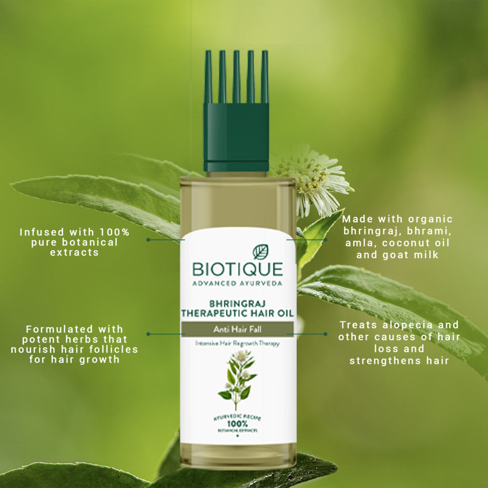 Bhringraj anti hair fall therapeutic hair oil
