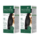 Pack of 2 Herbcolor 1N Natural Black 50 Gm +110 Ml
