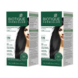 Biotique Herbcolor 1N Natural Black 50 gm +110 ml