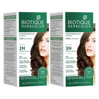 Pack of 2 herbcolor 3n darkest brown 50 gm +110 ml
