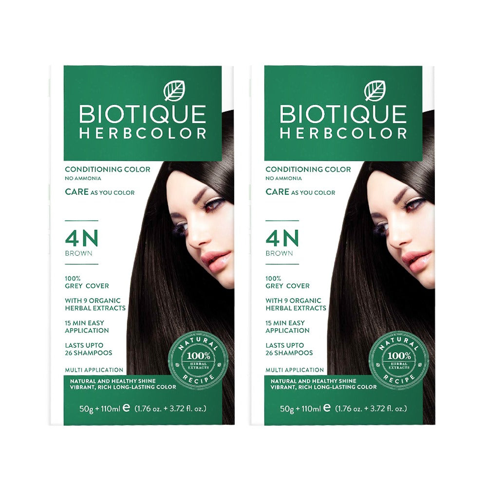 Biotique herbcolor 4n  brown