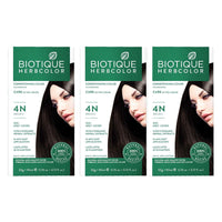 Biotique herbcolor 4n brown combo