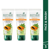 Papaya Deep Cleanse Face Wash -  Pack of 3 (100ml)