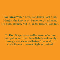Almond & cashew colour protect hair serum 40ml