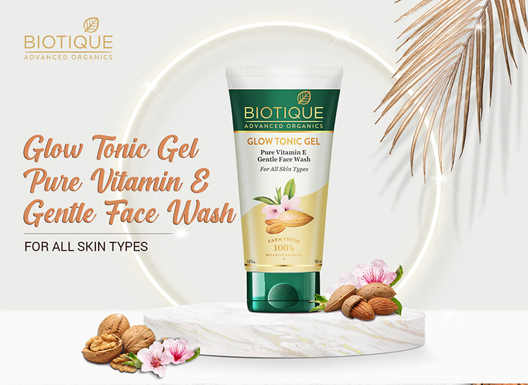GLOW TONIC GEL Pure Vitamin E Gentle Face Wash 150ml