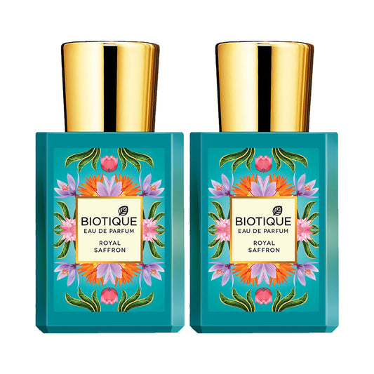 Biotique royal saffron eau de parfum 50ml (pack of 2)