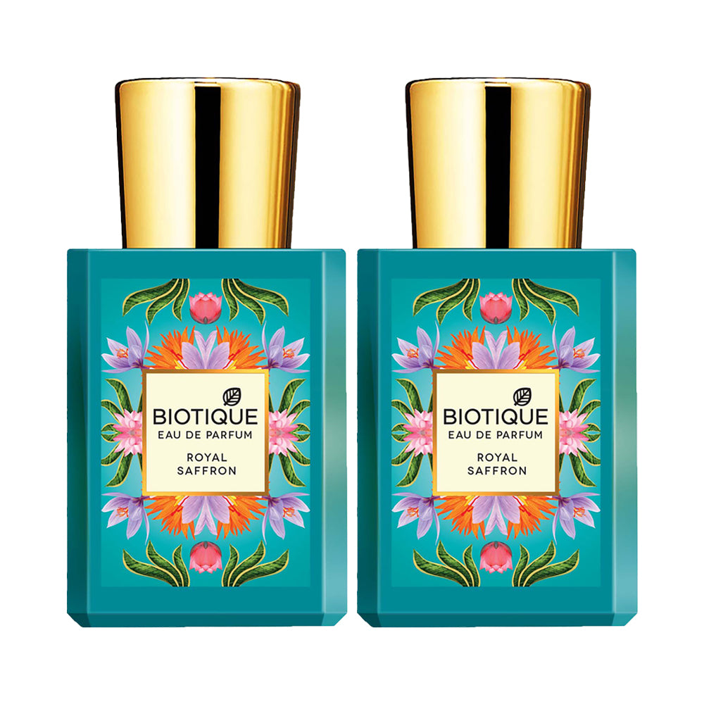 Biotique royal saffron eau de parfum 50ml (pack of 2)