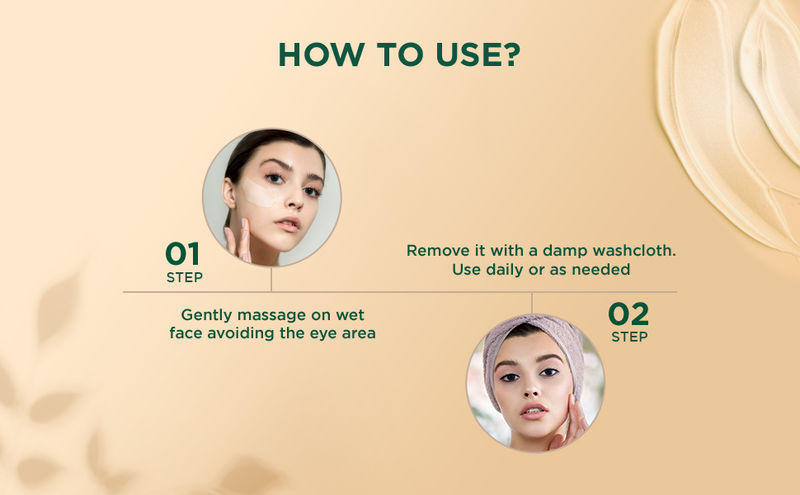 How to use BIOTIQUE RICE WATER & NIACINAMIDE Gel Face Scrub 100ml
