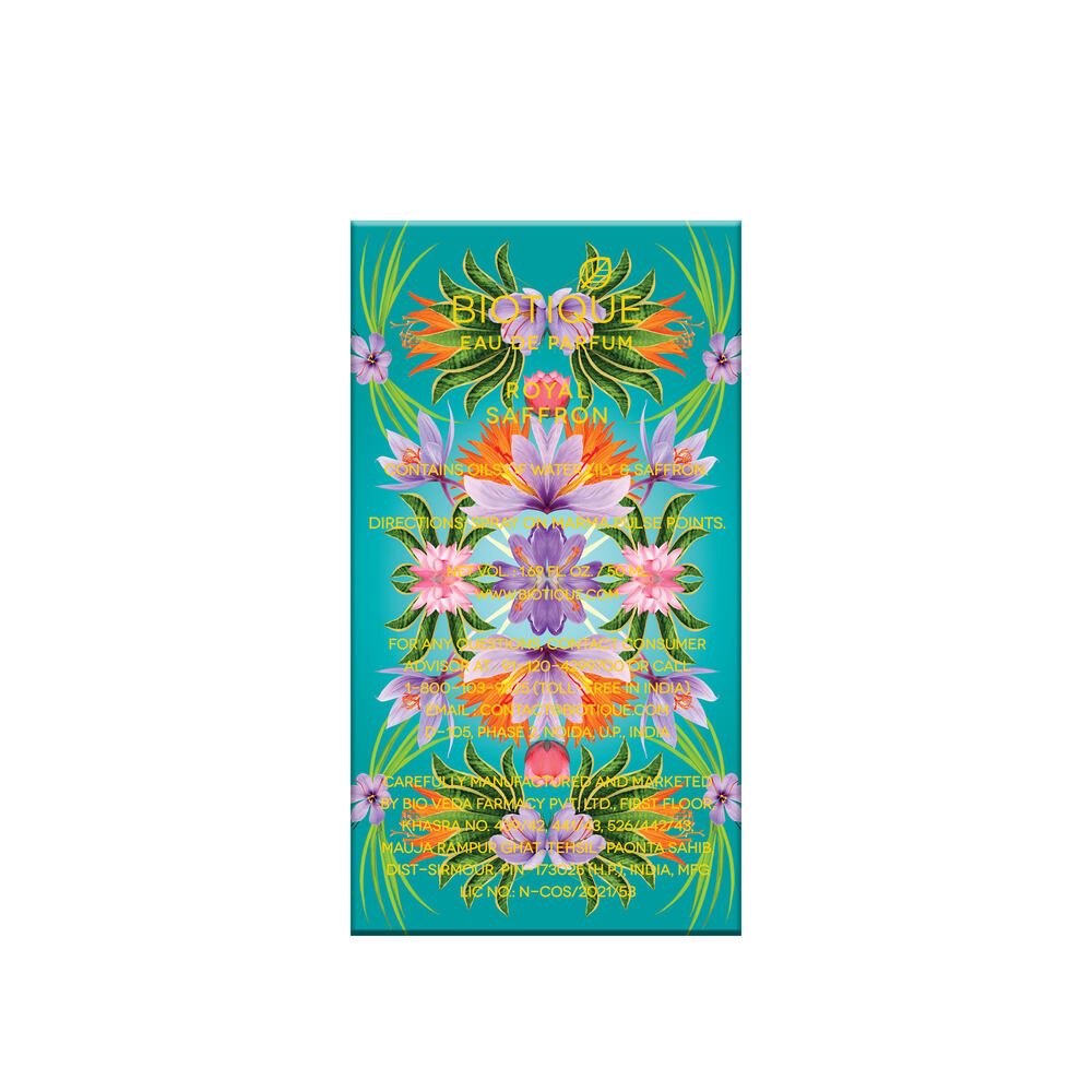 Biotique royal saffron eau de parfum 50ml (pack of 2)