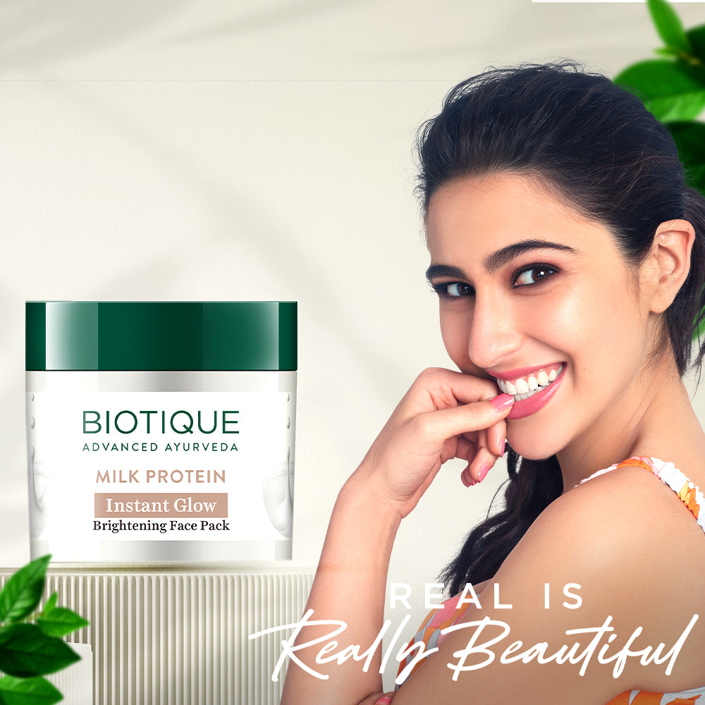 MILK PROTEIN Instant Glow Brightening Face Pack - 175g A+ content
