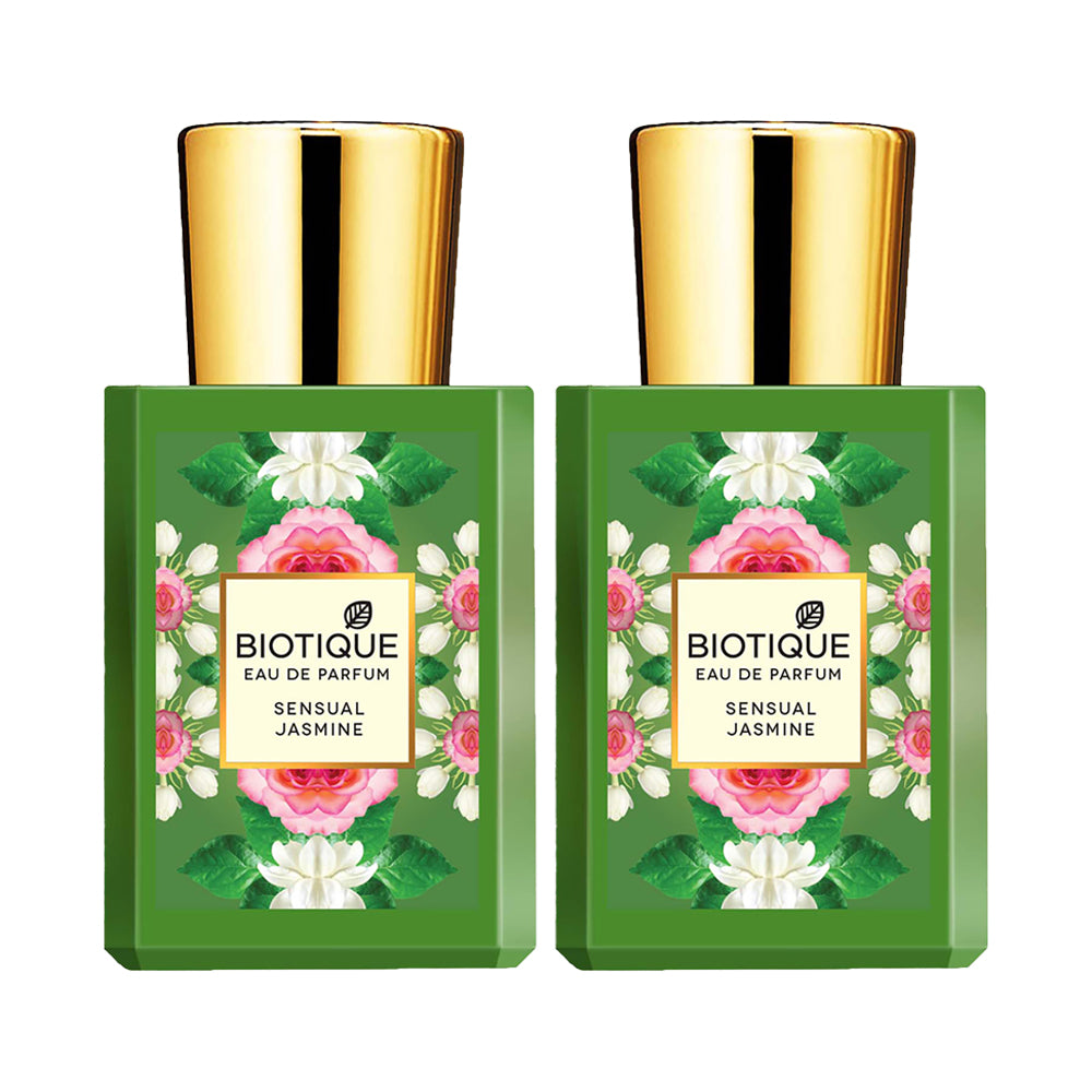 Biotique sensual jasmine eau de parfum 50ml (pack of 2)