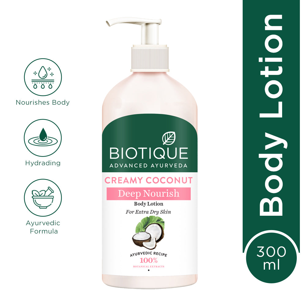 Creamy coconut deep nourish body lotion