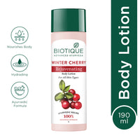 Winter cherry rejuvenating body lotion - 190ml