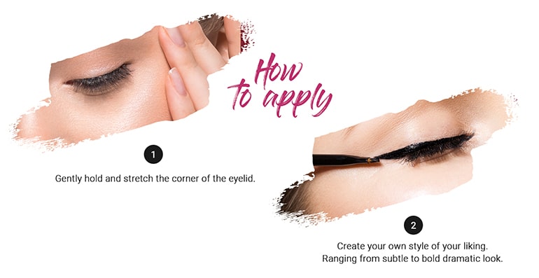 How to use Biotique Natural Makeup Stargaze Matte Eye Liner, Charcoal Black, 3ml