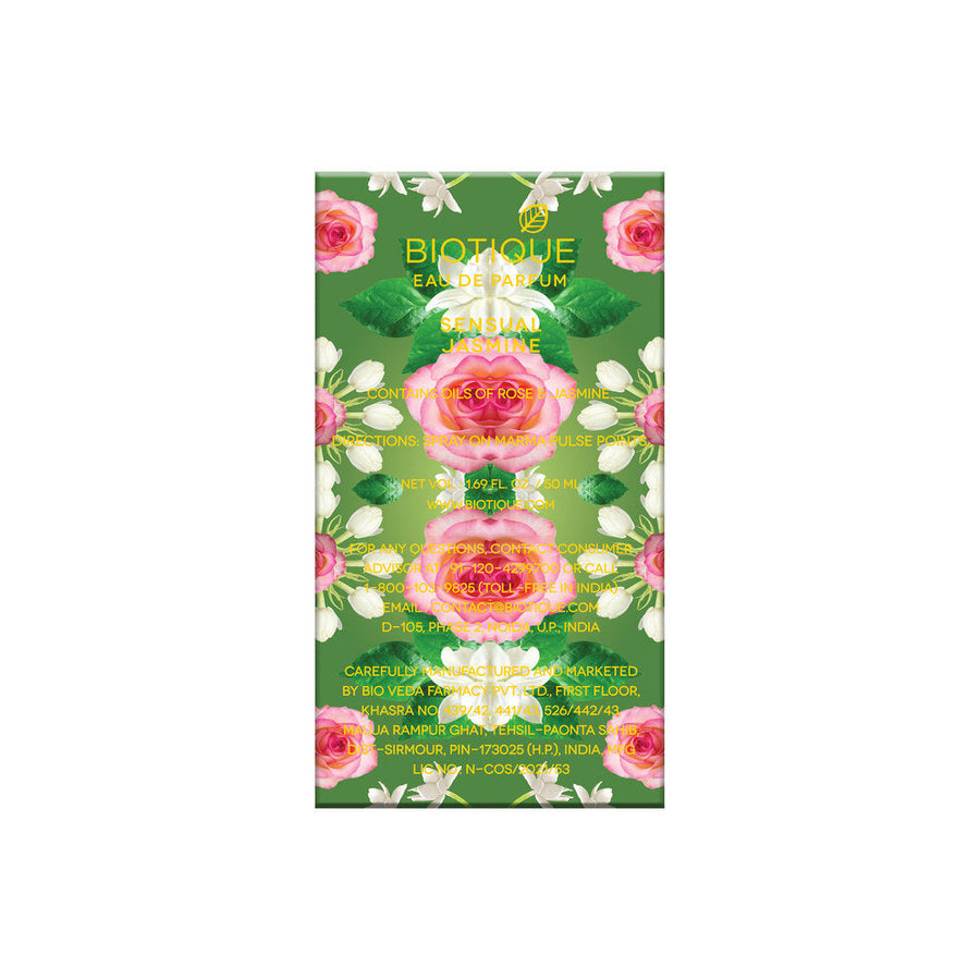 BIOTIQUE SENSUAL JASMINE Eau De Parfum 50ml (Pack of 2)