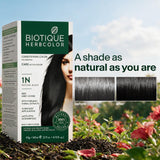 Herbcolor Natural Black- 1N, 60g+140ml