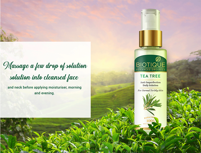 How to use Tea Tree anti imperfection daily solution 30ml
