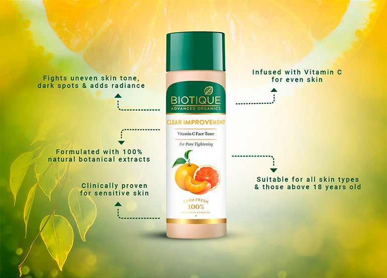 Clear improvement vitamin c face toner 120ml