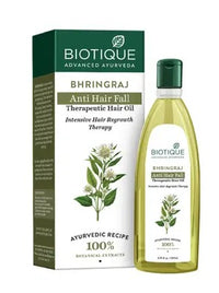 Bhringraj anti hair fall therapeutic hair oil 200ml pet flat bottle