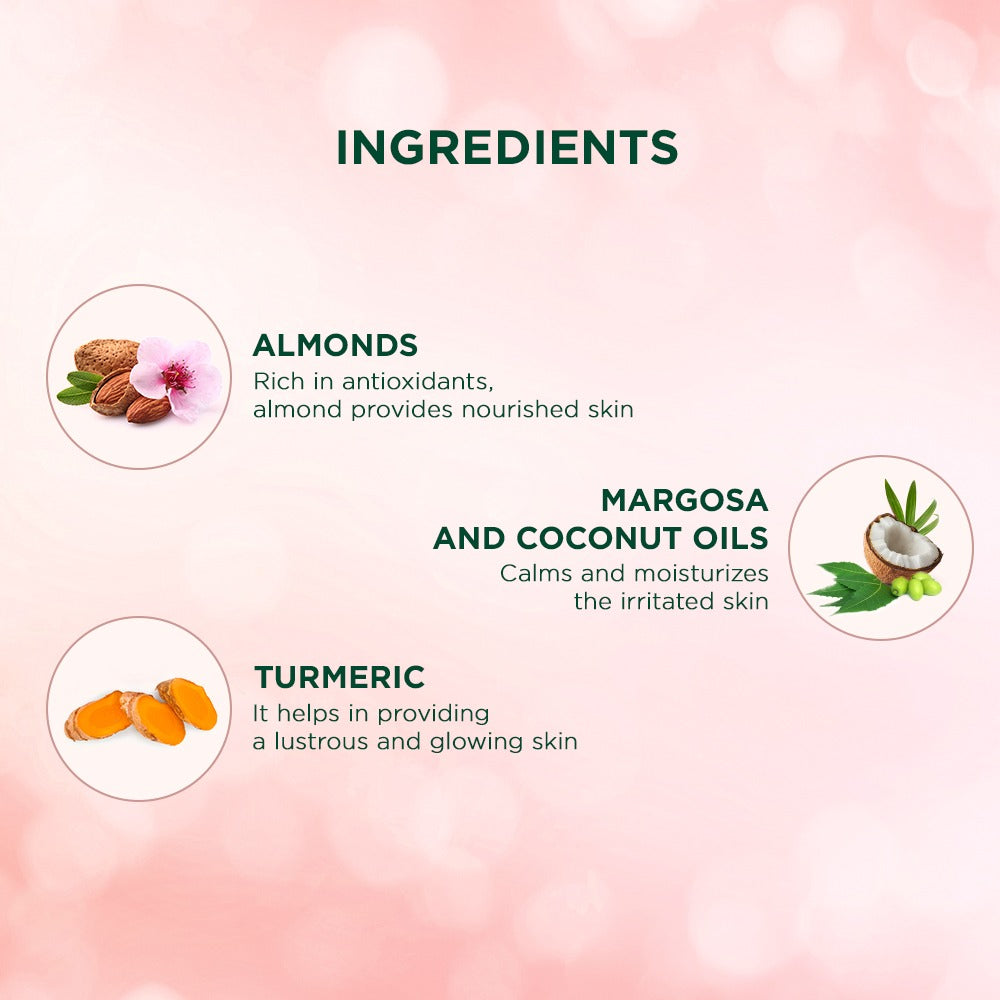 Almond oil nourishing bathing bar