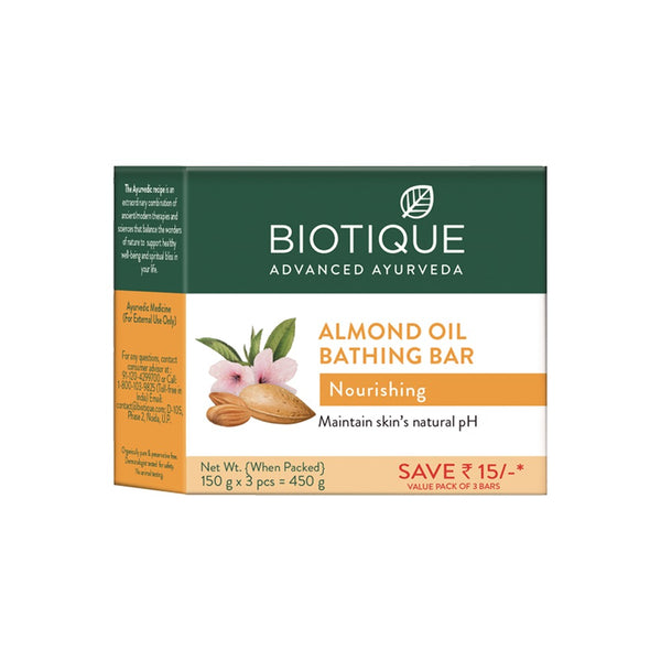 Almond oil nourishing bathing bar