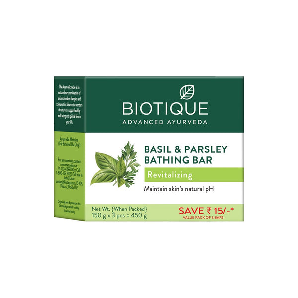 Basil & parsley revitalizing bathing bar