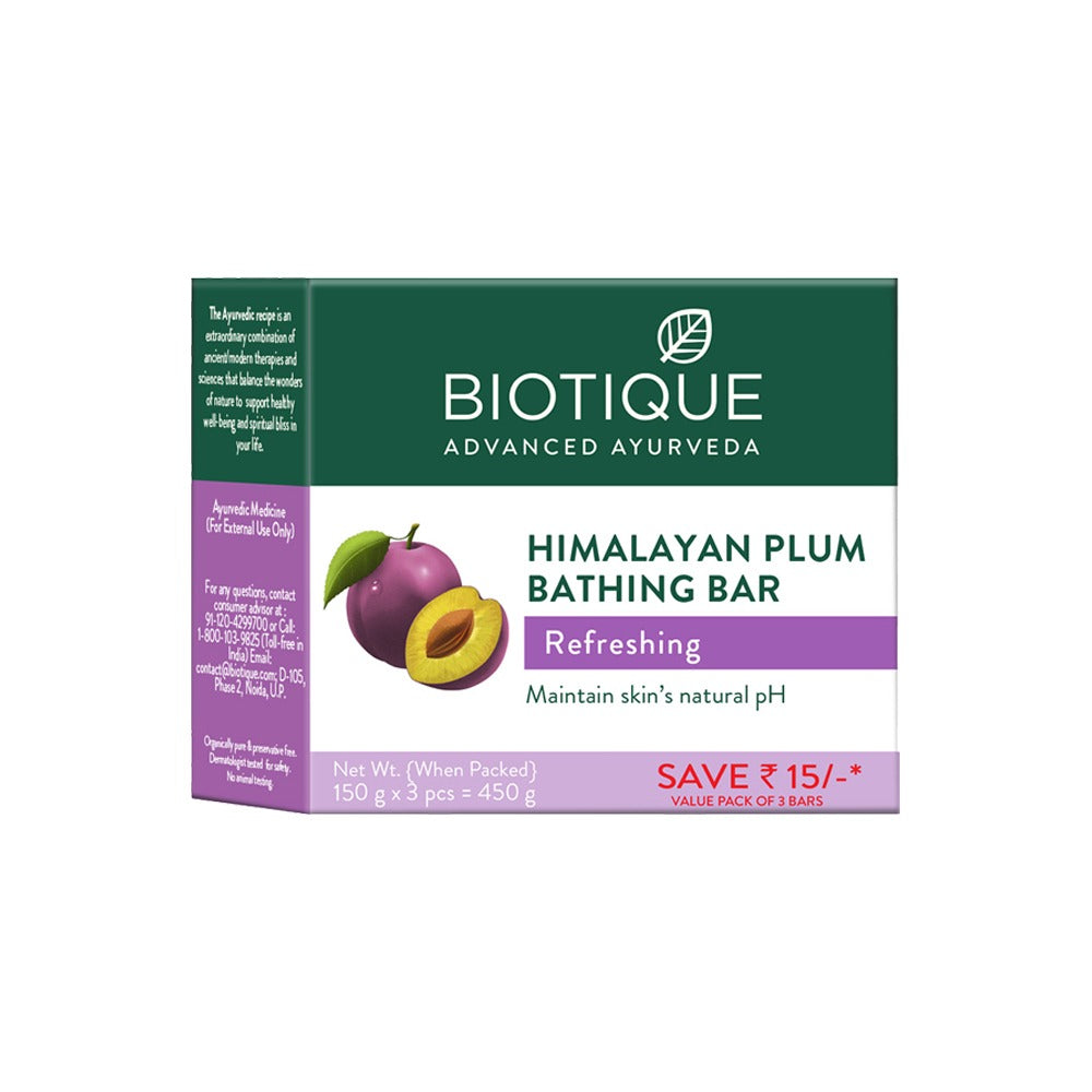 Himalayan plum refreshing bathing bar