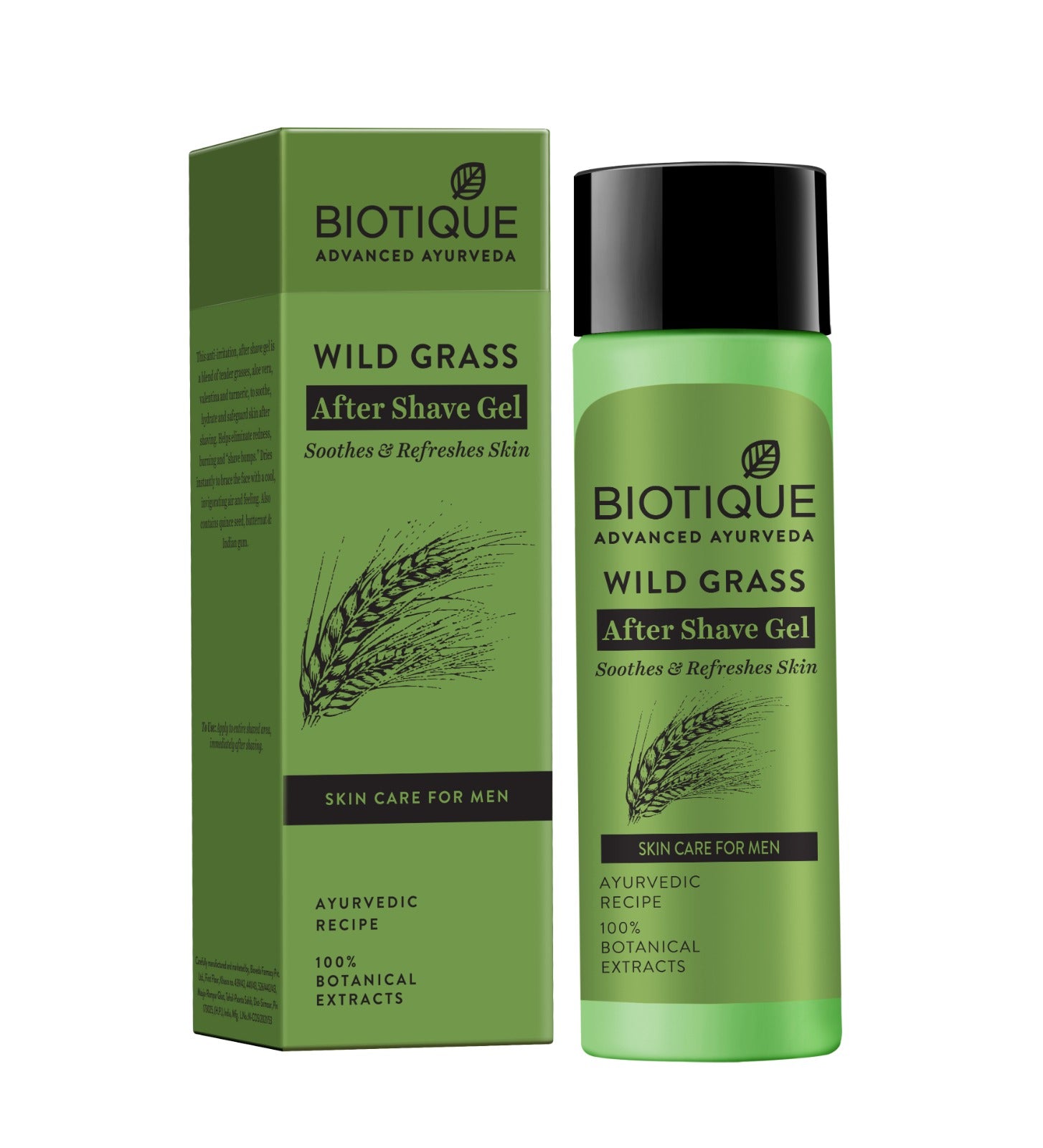 Wild grass a soothing after shave gel for men, 120ml