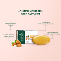 Almond oil nourishing bathing bar 75g